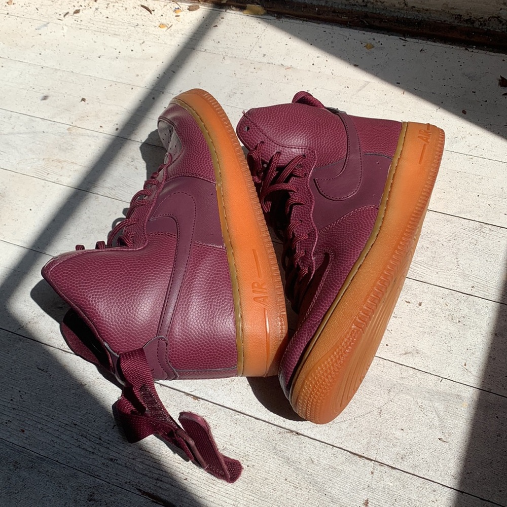 Women’s size 12 high top Air Force 1.